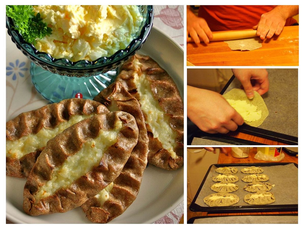 カレリア風カリトキ(ライ麦の伝統パイ)